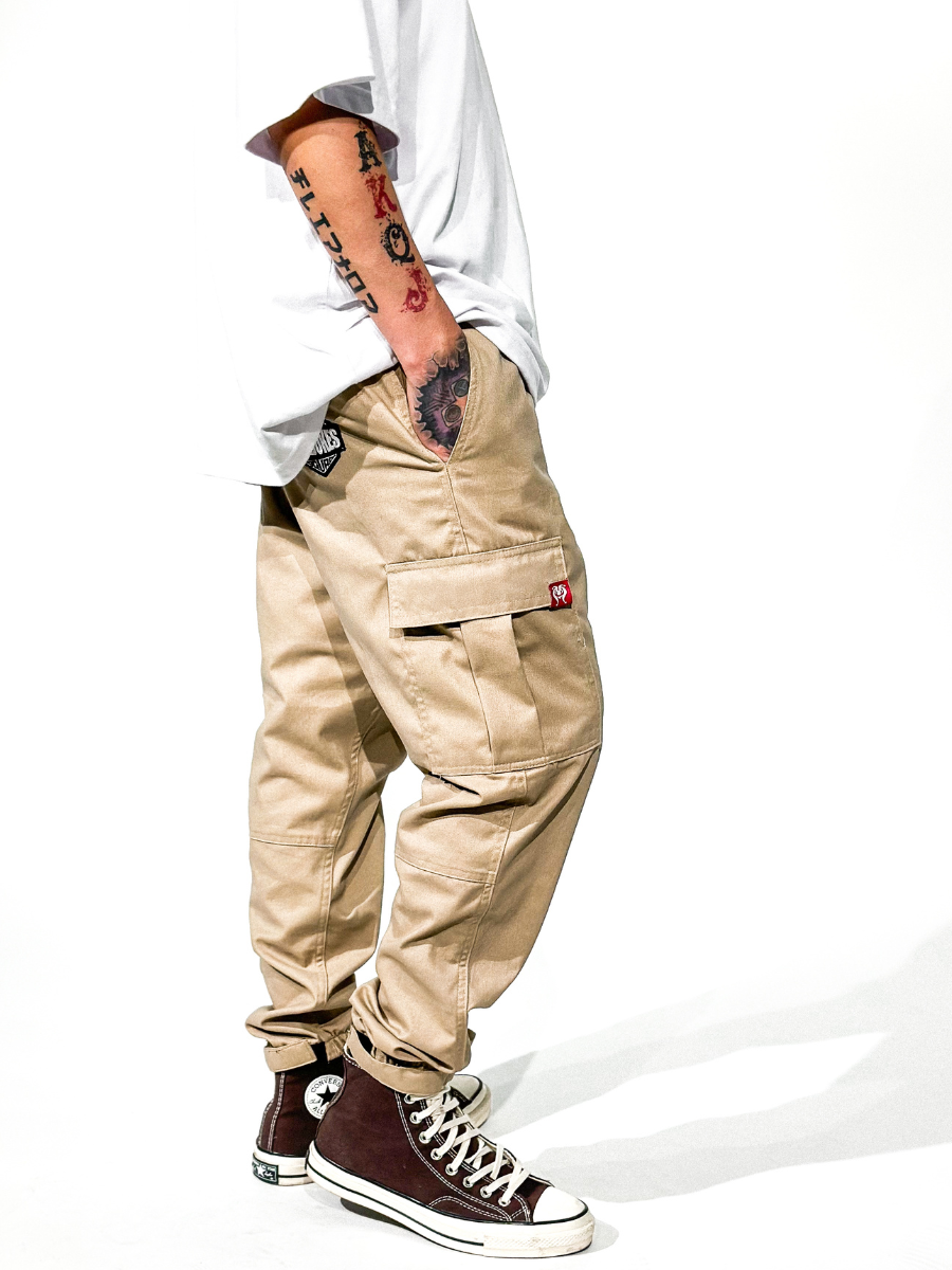 CARGO PANTS - BEIGE