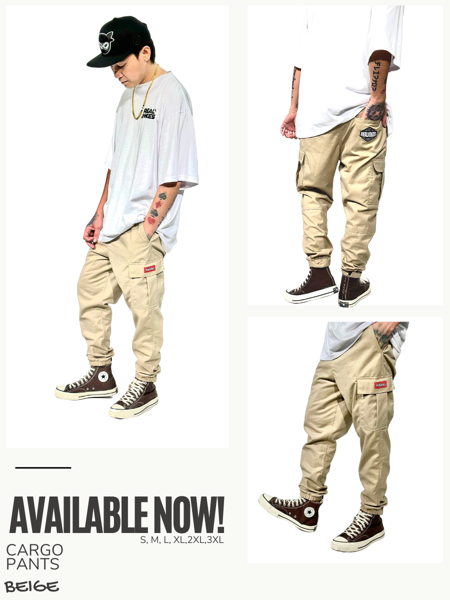 CARGO PANTS - BEIGE