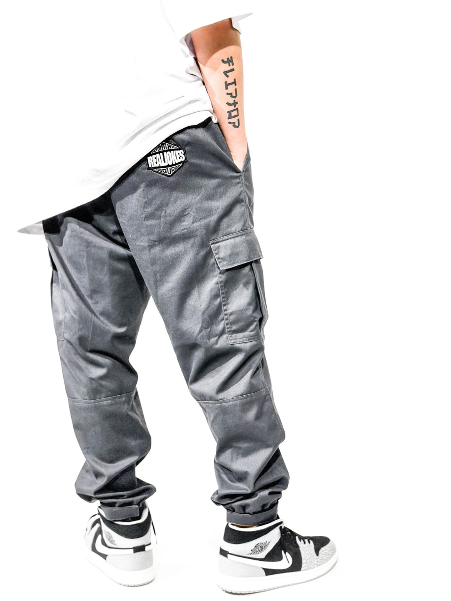 CARGO PANTS - GRAYSTONE