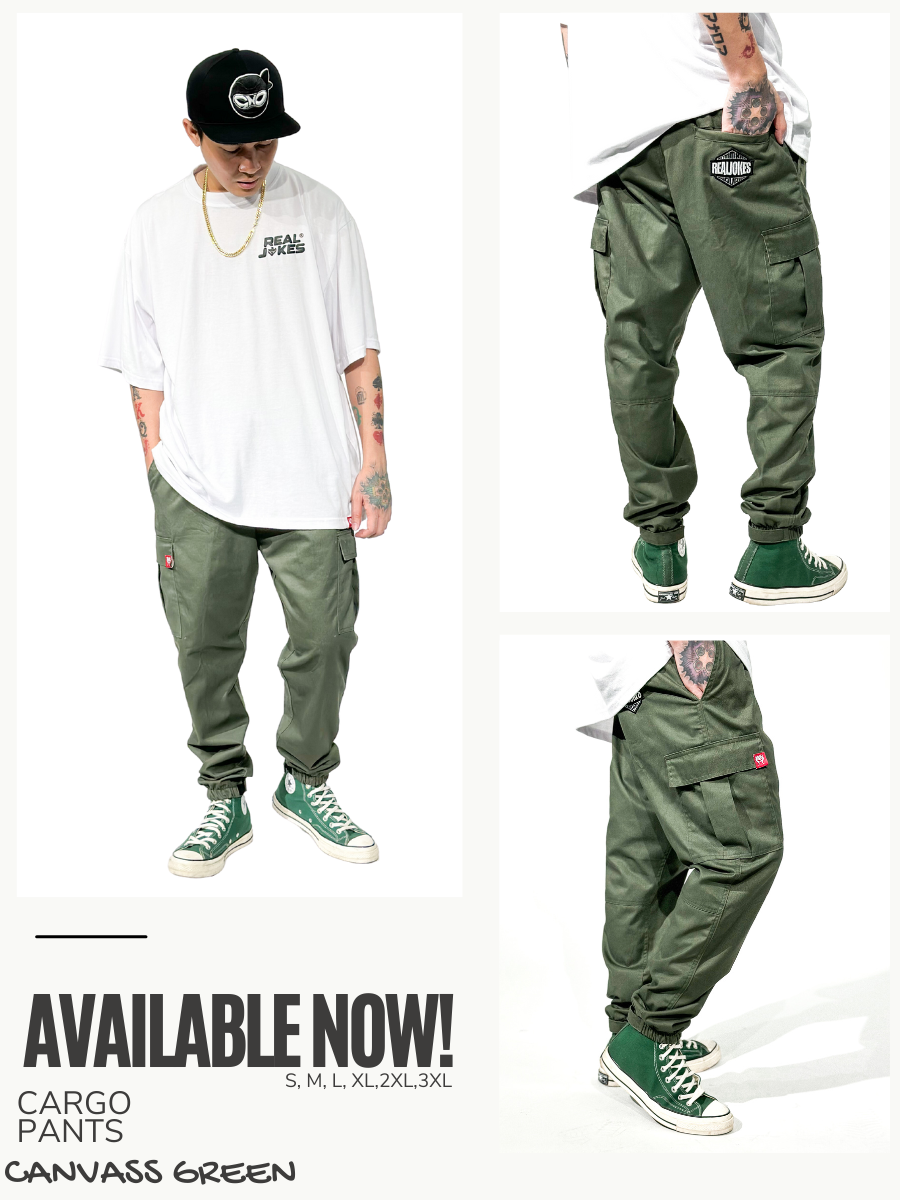 CARGO PANTS - MILITARY GREEN