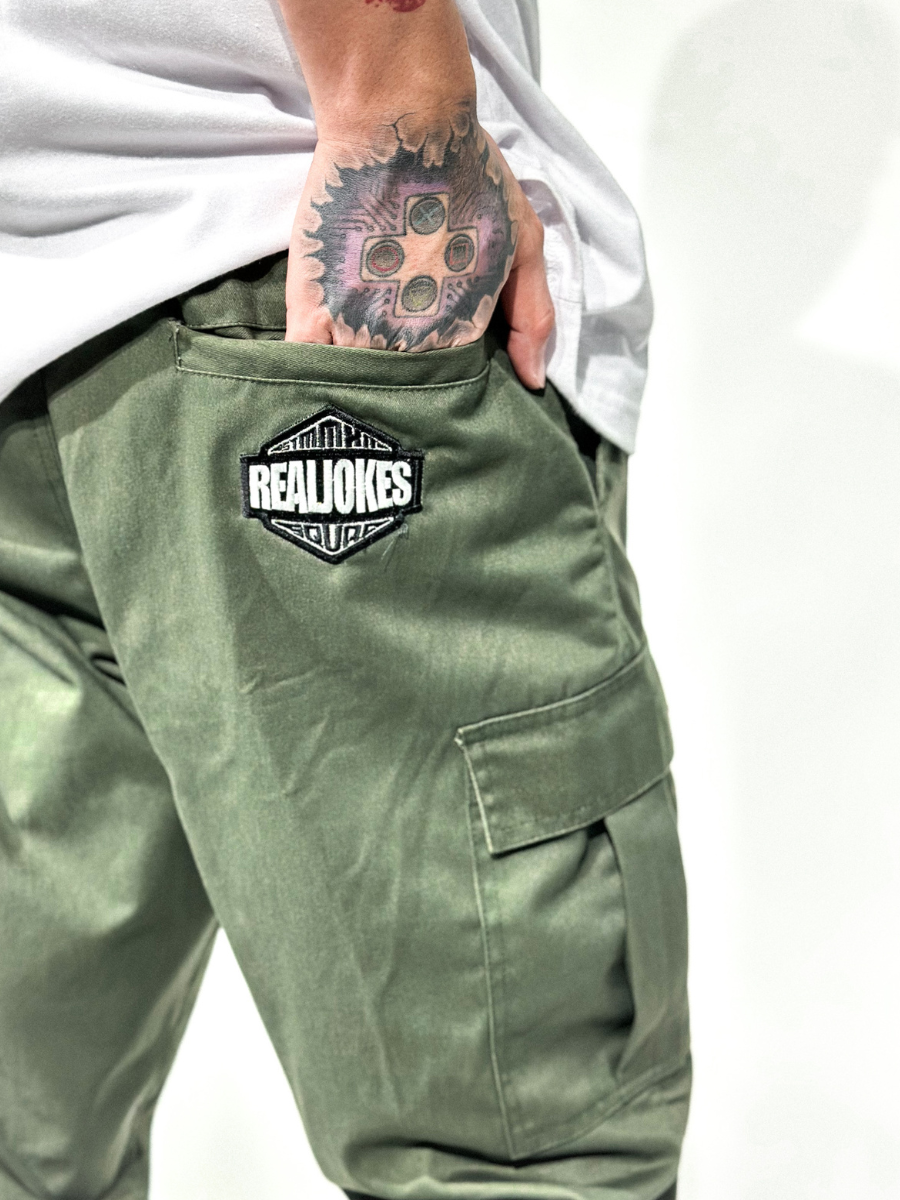 CARGO PANTS - MILITARY GREEN