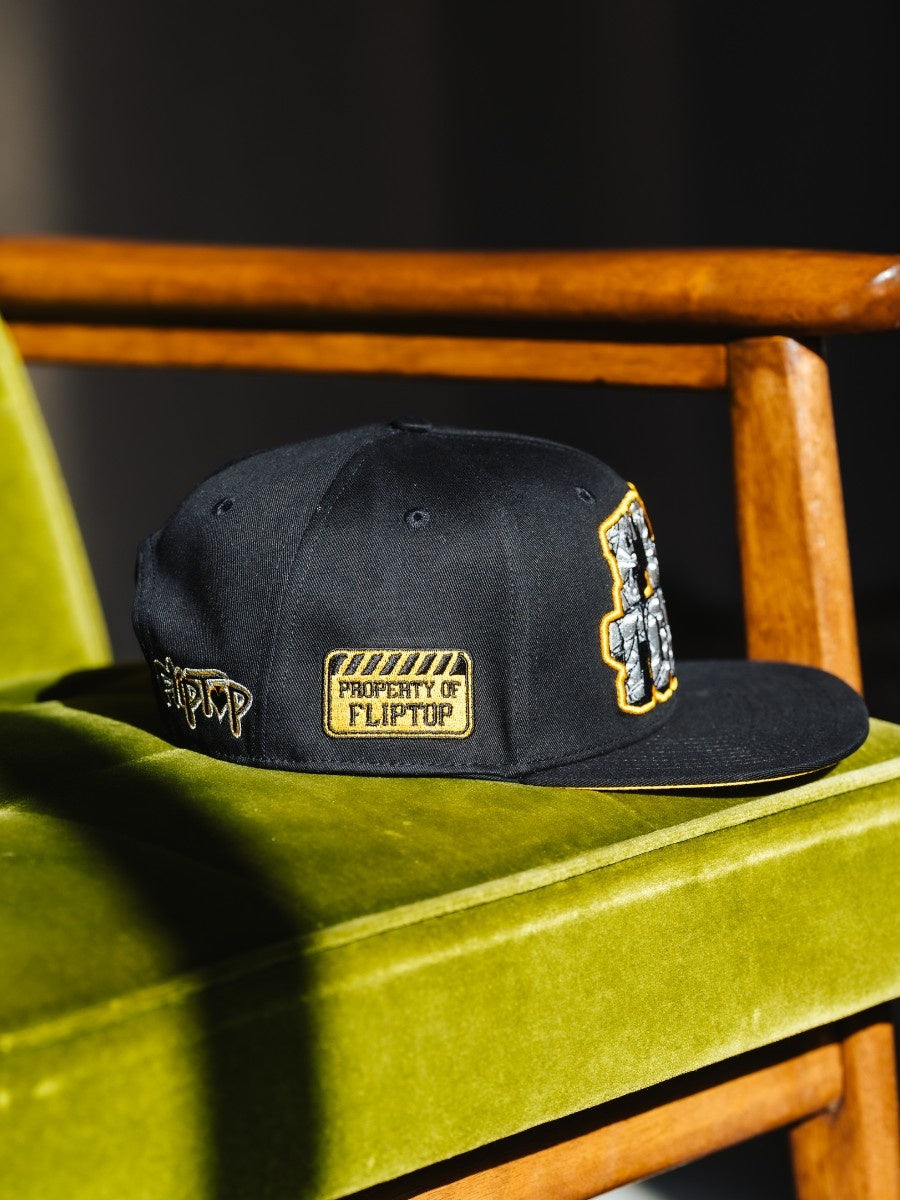 FLIPTOUGH CONCRETE SNAPBACK - FLIPTOP COLLAB