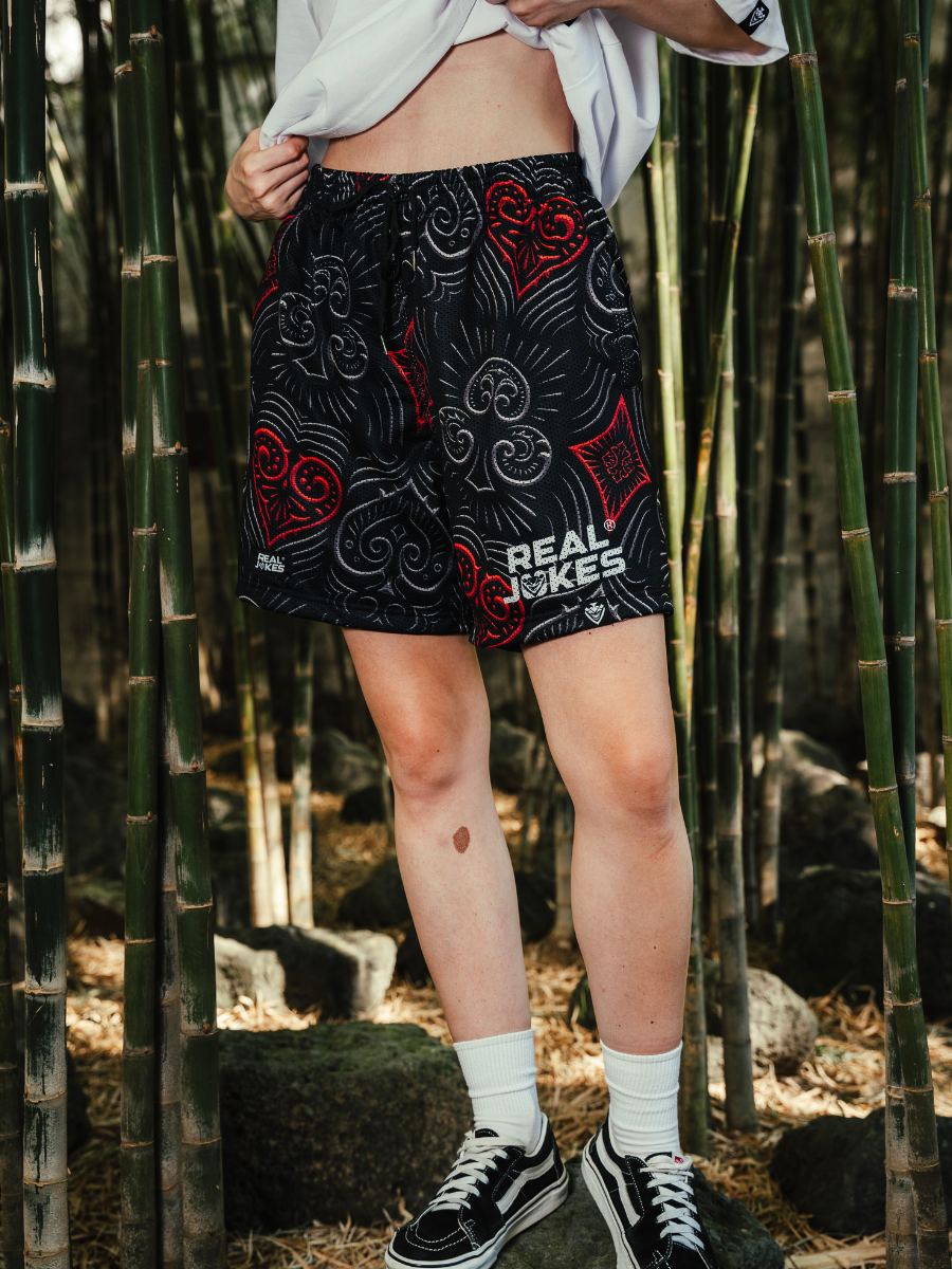 GOTH ELEMENTS - MESH SHORT
