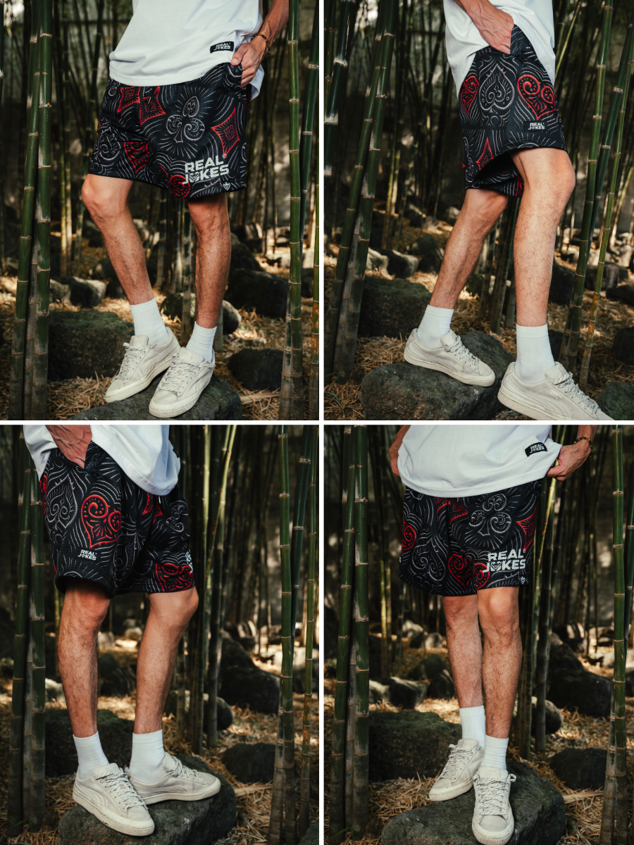 GOTH ELEMENTS - MESH SHORT
