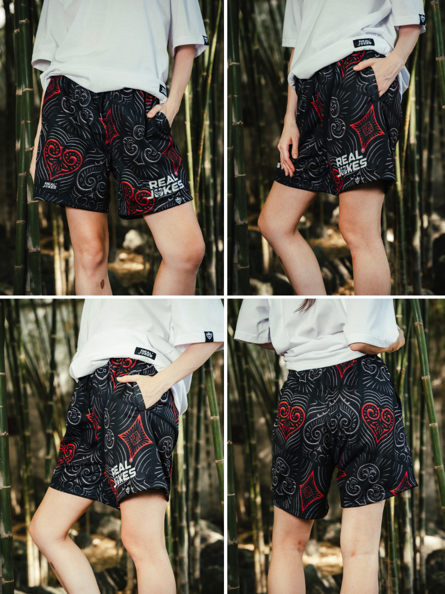 GOTH ELEMENTS - MESH SHORT
