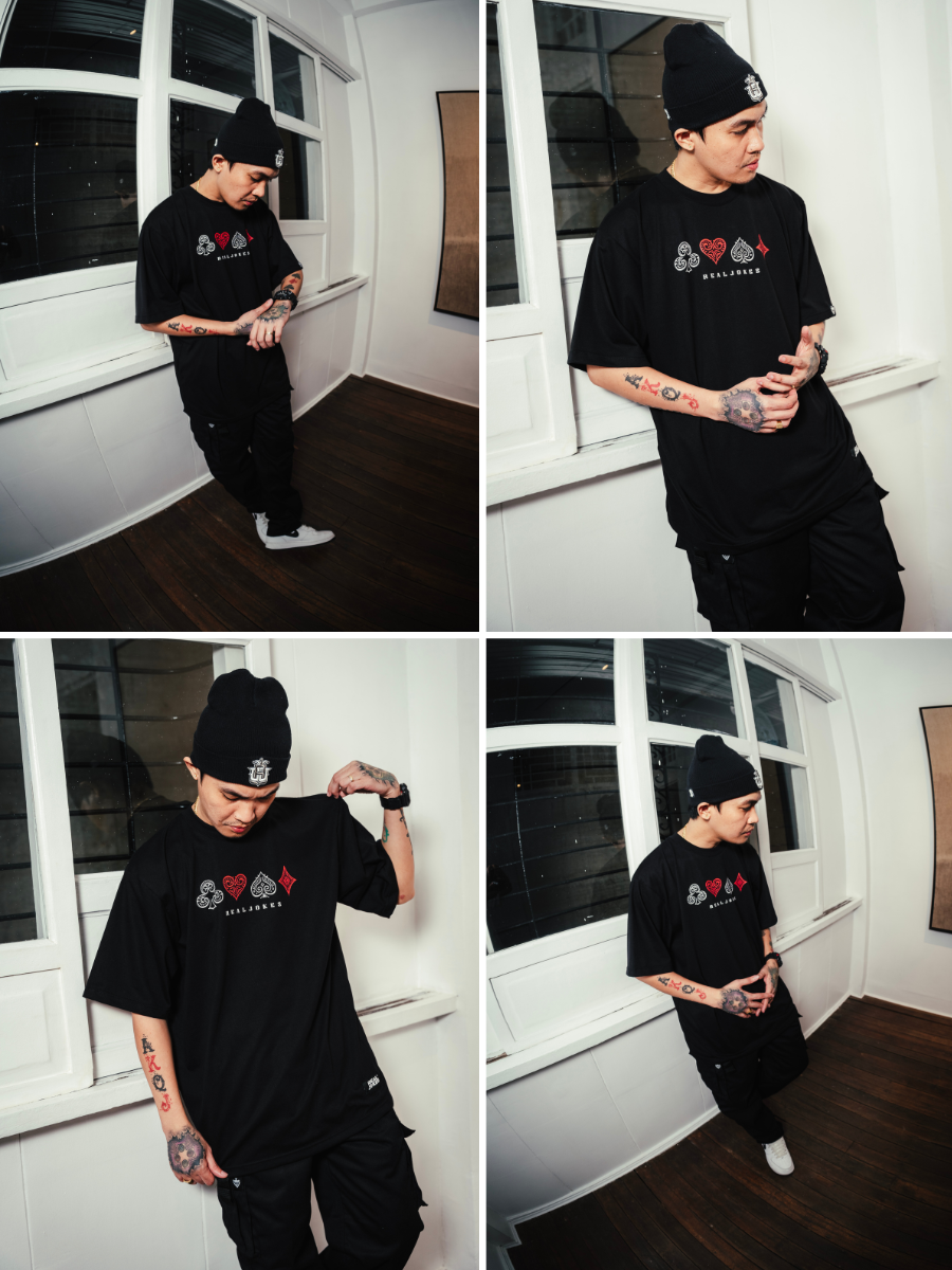 GOTH ELEMENT SHIRT - BLACK