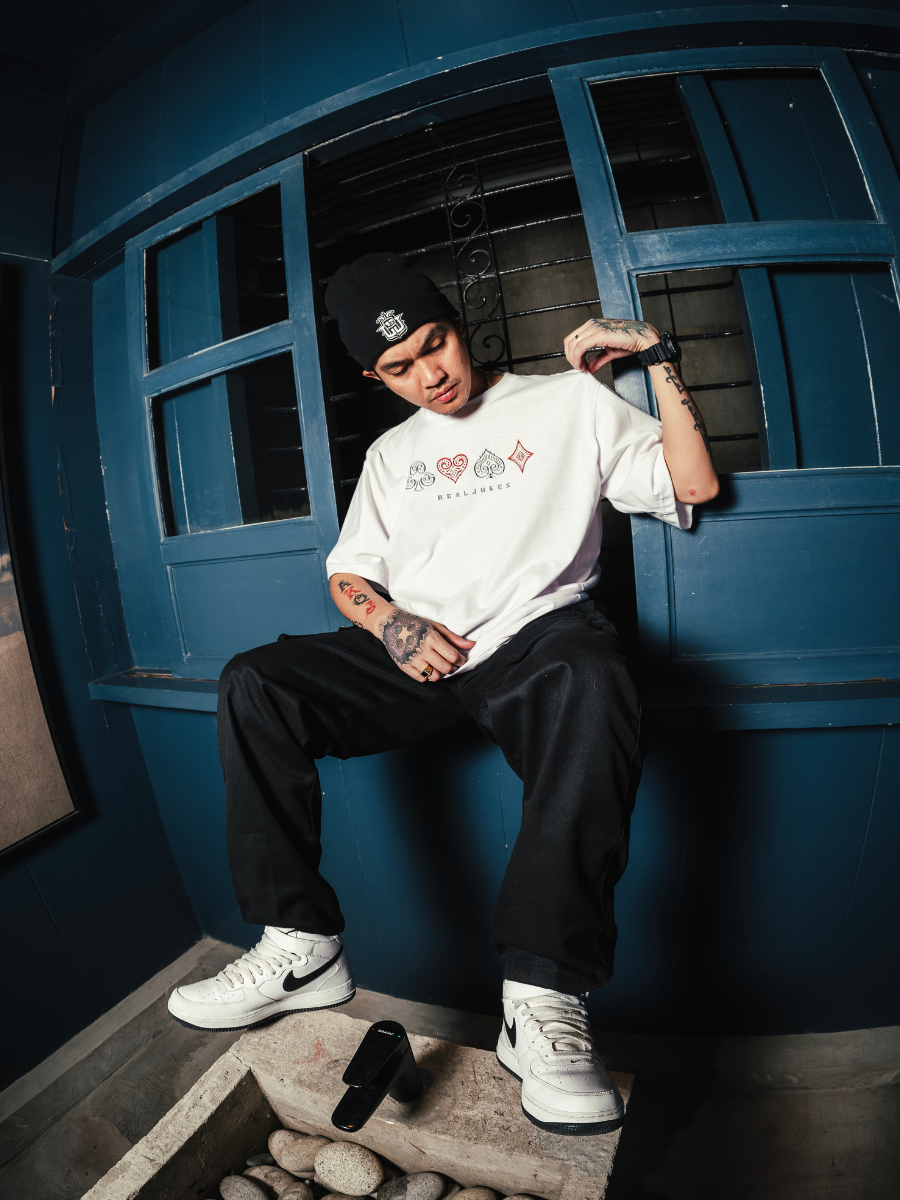 GOTH ELEMENT SHIRT - WHITE