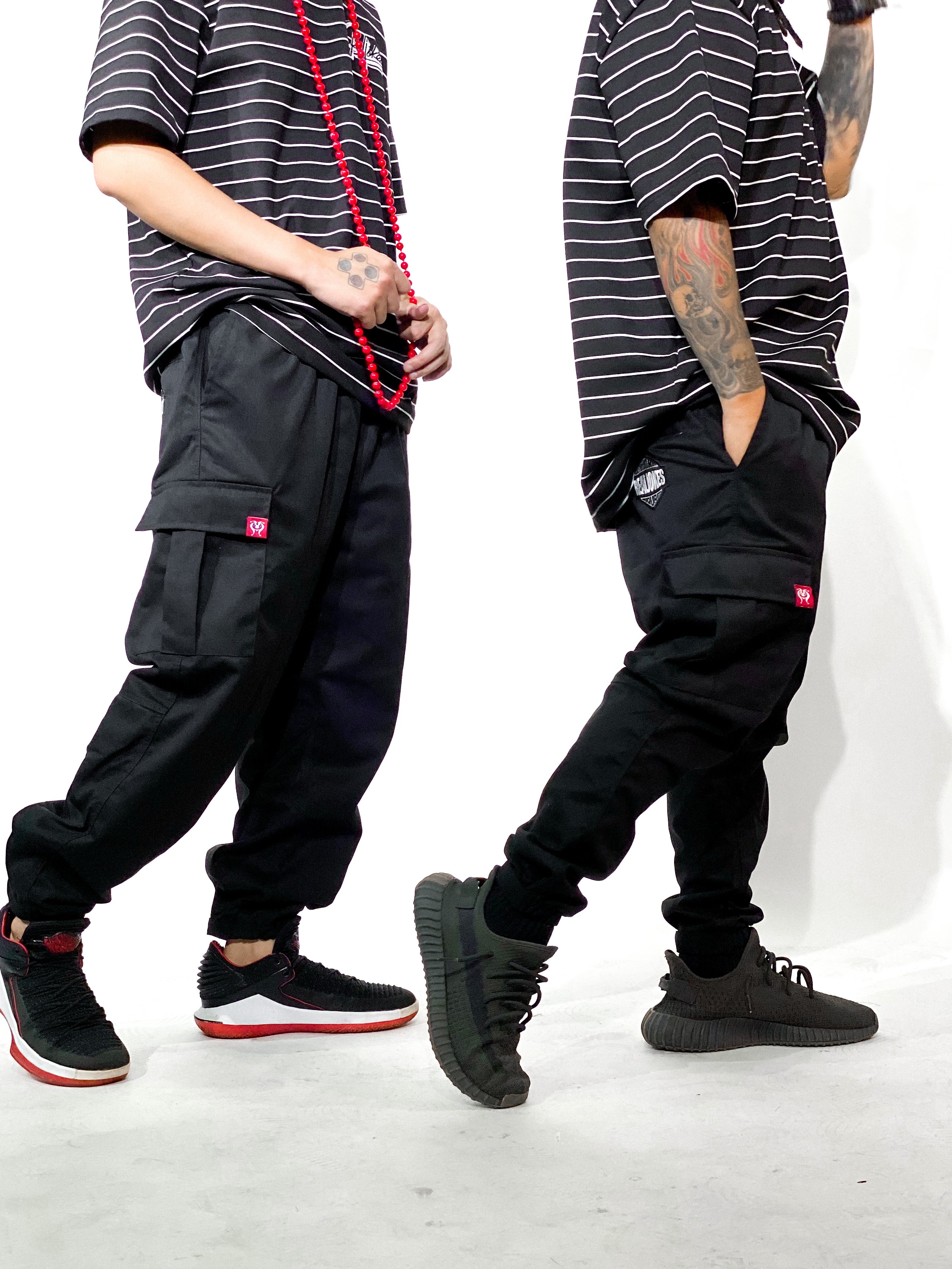 CARGO PANTS - BLACK