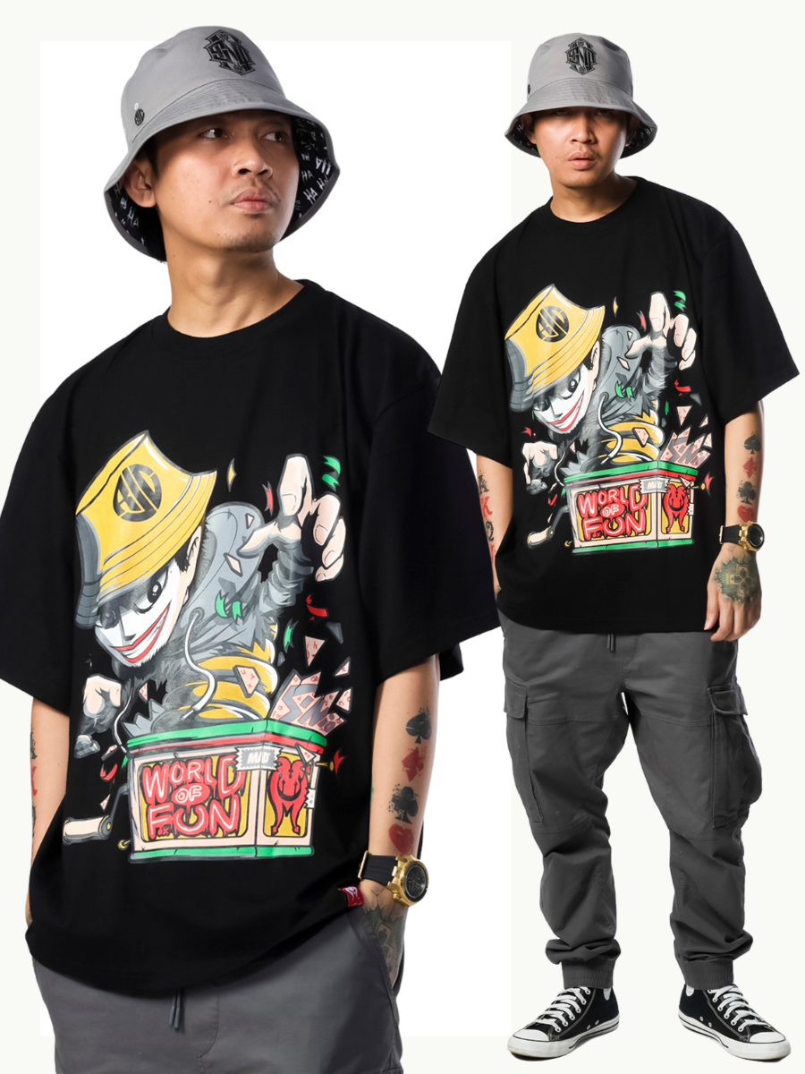JITB (JACK IN THE BOX) - BLACK – Real Jokes Clothing