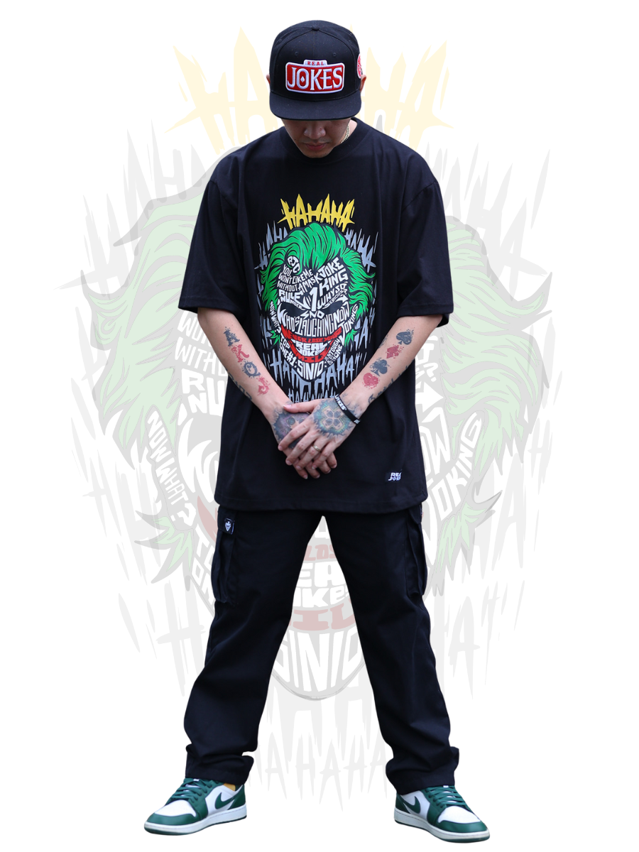 JESTER SCRIBBLE - BLACK
