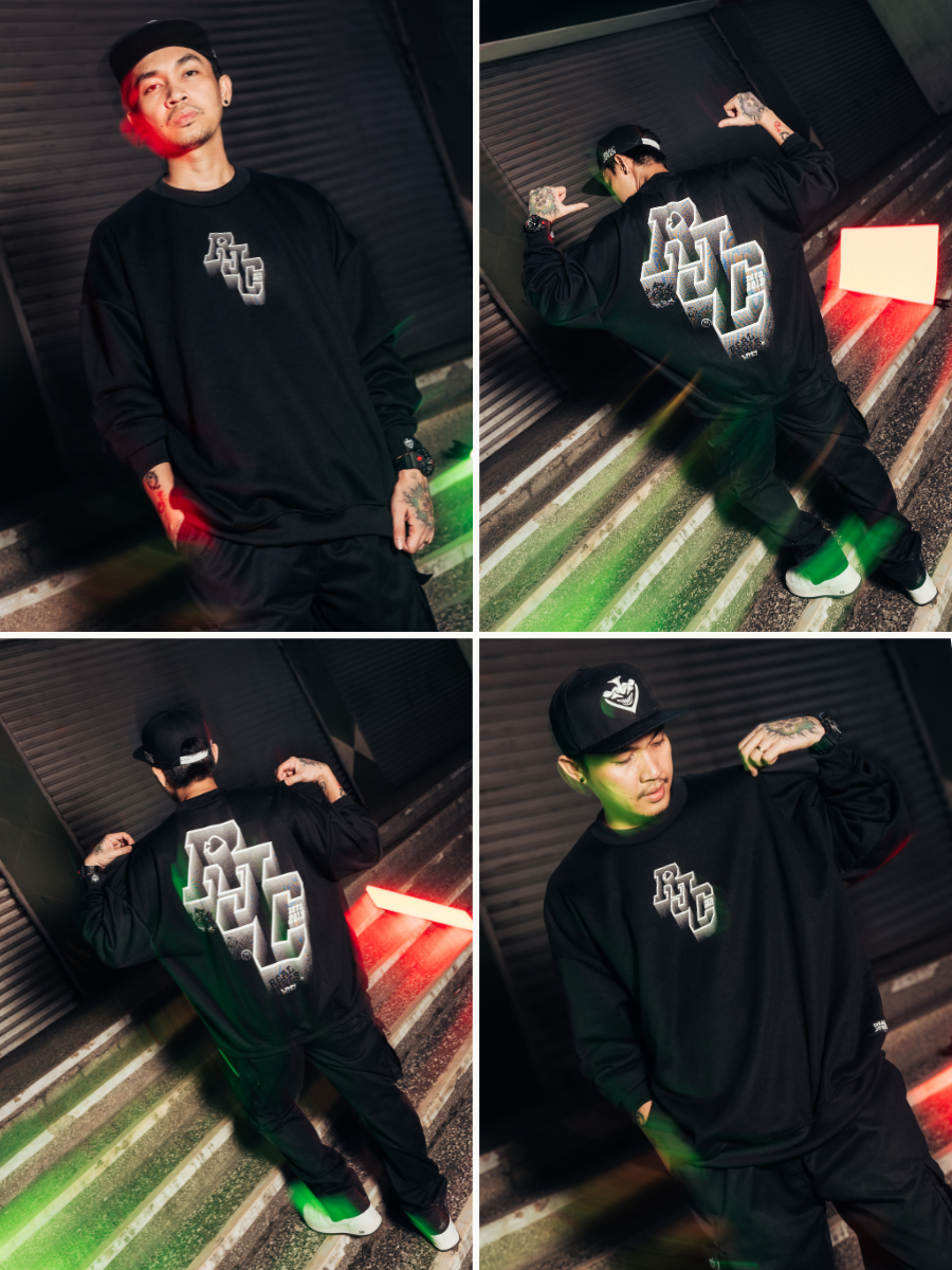 MAZE SWEATSHIRT - BLACK