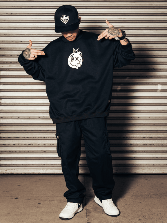 NLYS (Never Lose Your Smile) Sweatshirt - Black