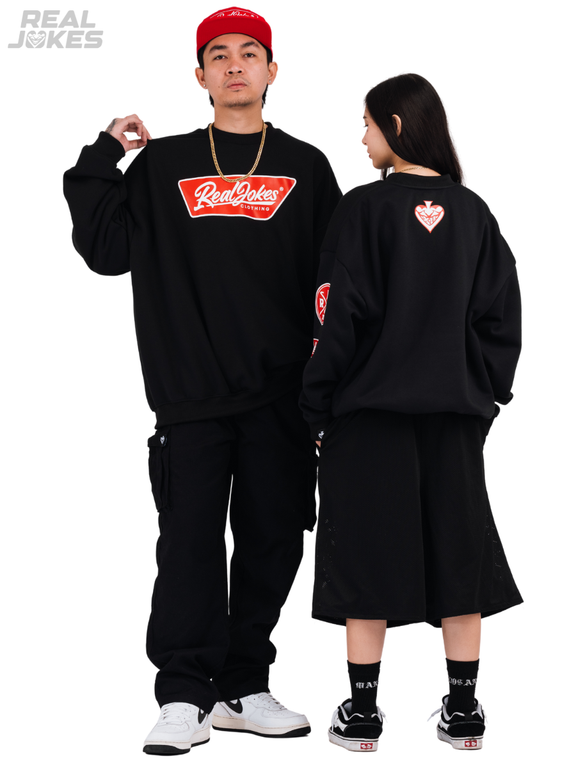 POPTAG SWEATSHIRT - BLACK