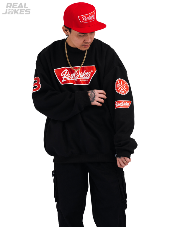 POPTAG SWEATSHIRT - BLACK