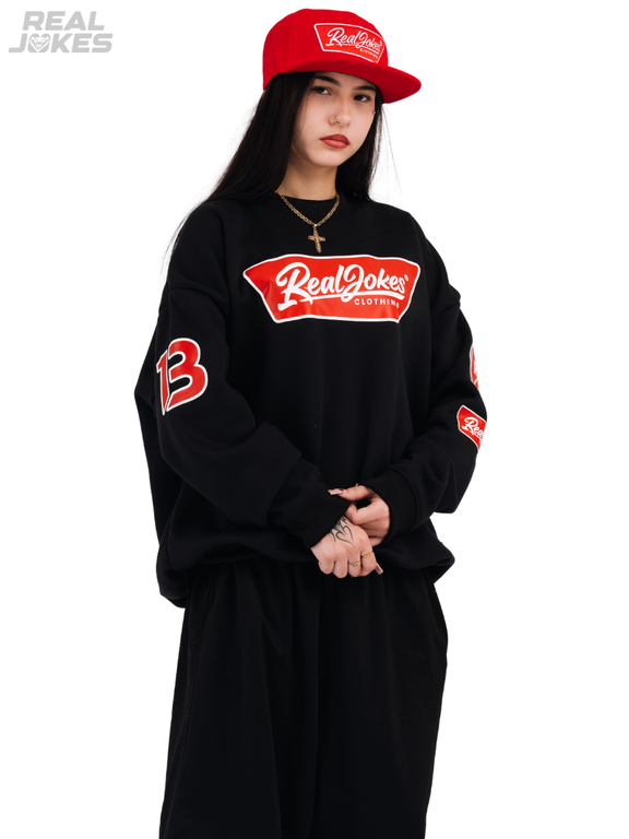 POPTAG SWEATSHIRT - BLACK