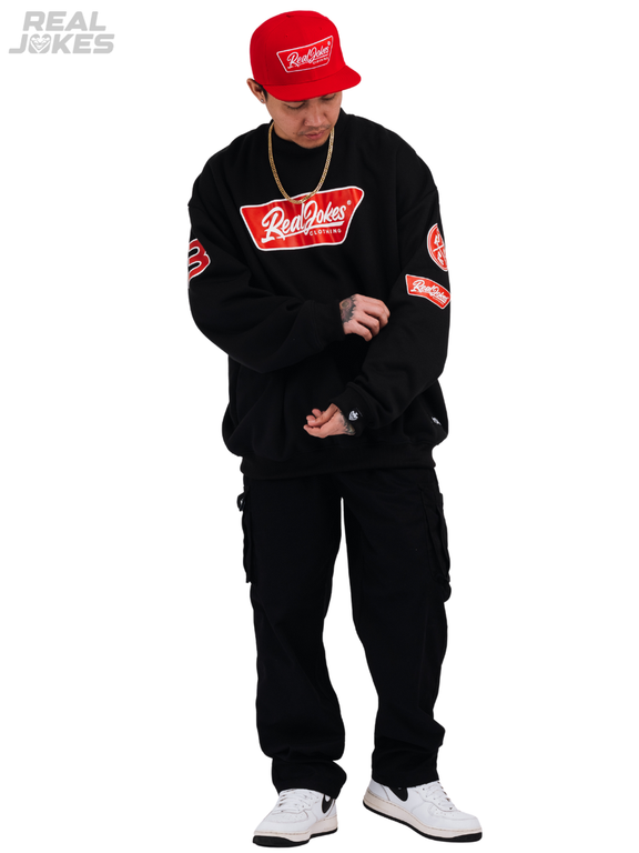 POPTAG SWEATSHIRT - BLACK