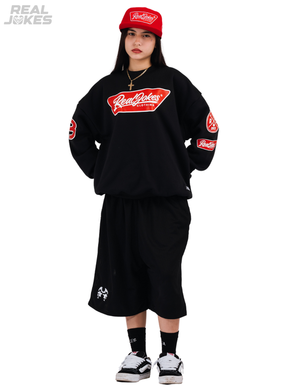 POPTAG SWEATSHIRT - BLACK