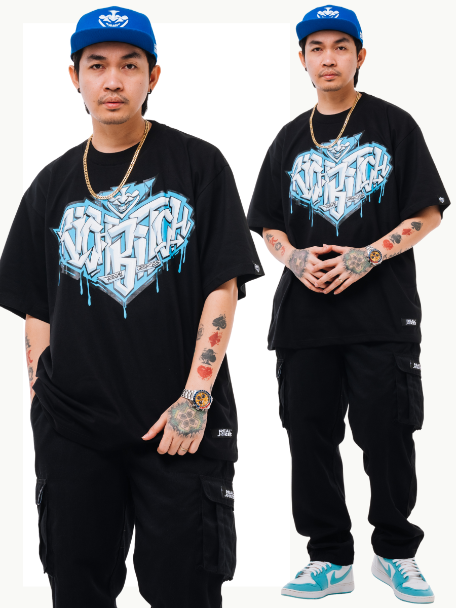 RICH BTCH - BLUE BLACK