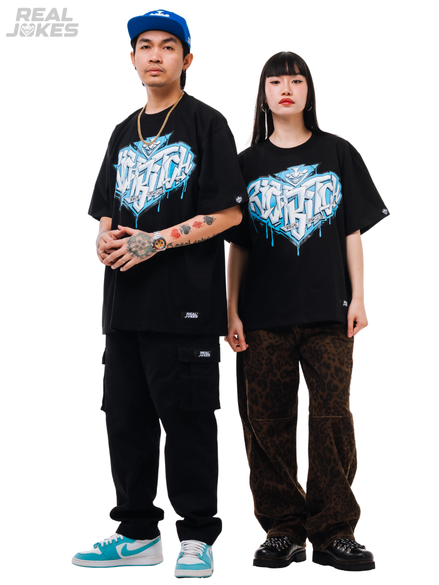 RICH BTCH - BLUE BLACK