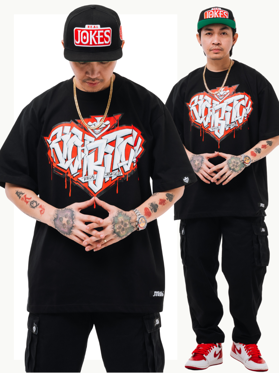 RICH BTCH - RED BLACK