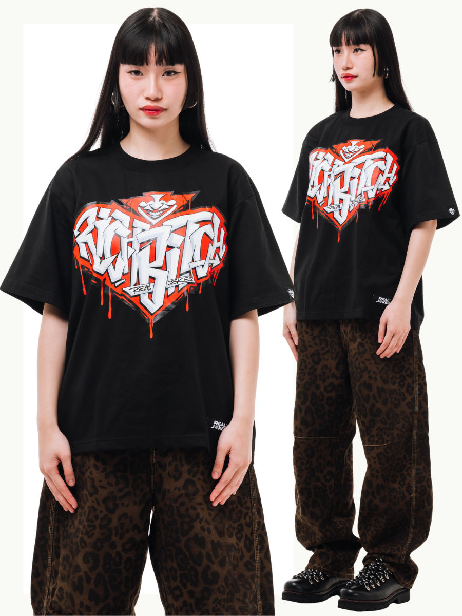 RICH BTCH - RED BLACK