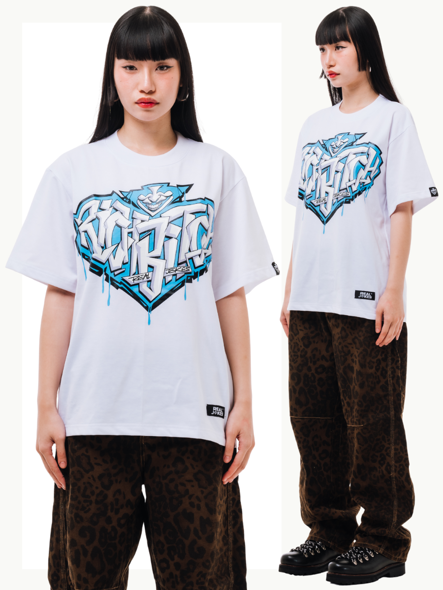 RICH BTCH - BLUE WHITE