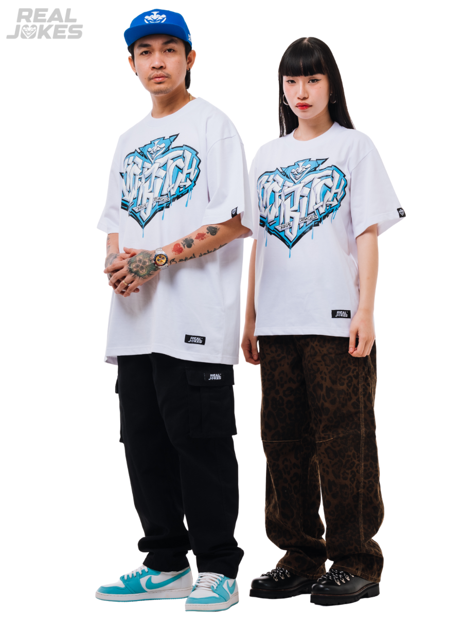 RICH BTCH - BLUE WHITE