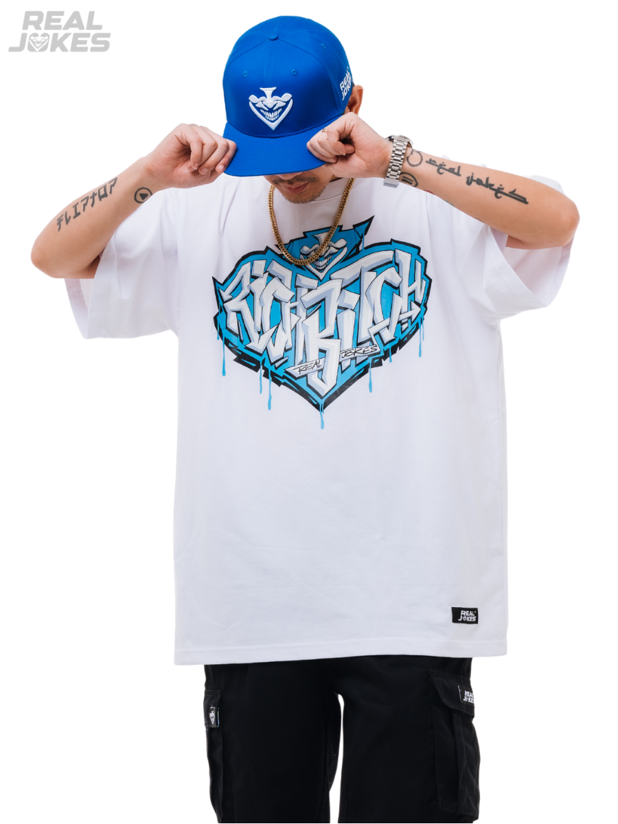 RICH BTCH - BLUE WHITE