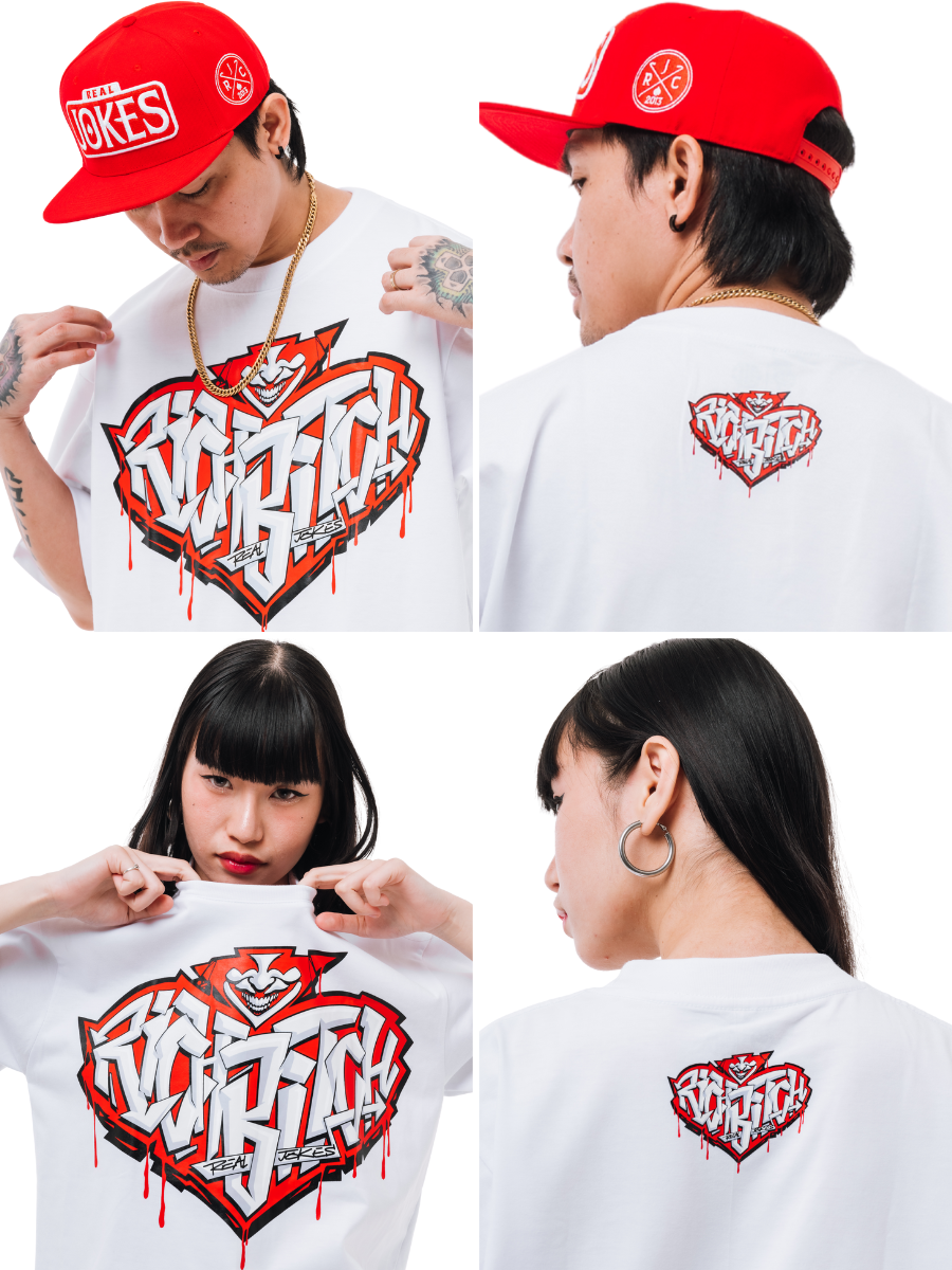 RICH BTCH - RED WHITE