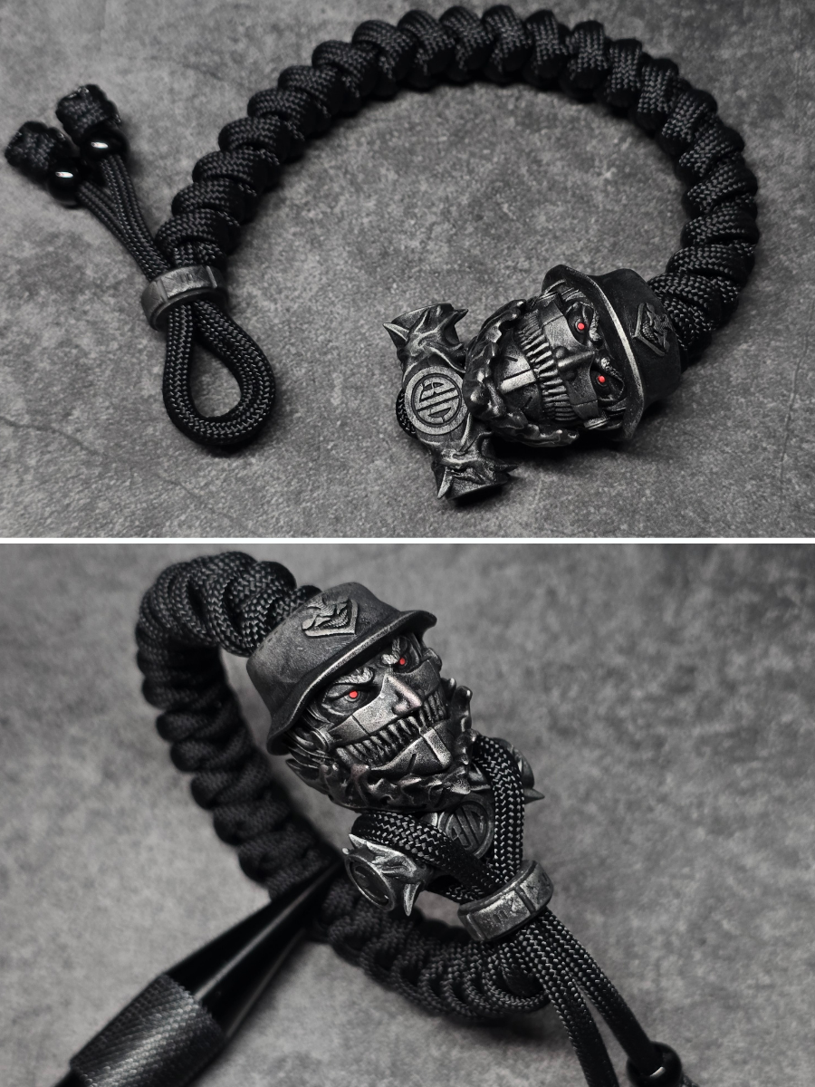 SNO GUN METAL ARM AMULET