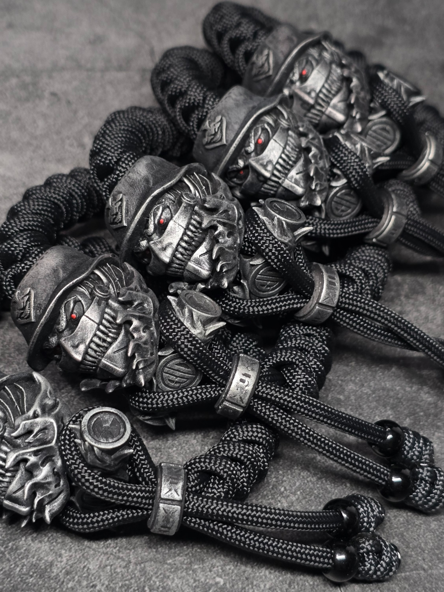 SNO GUN METAL ARM AMULET