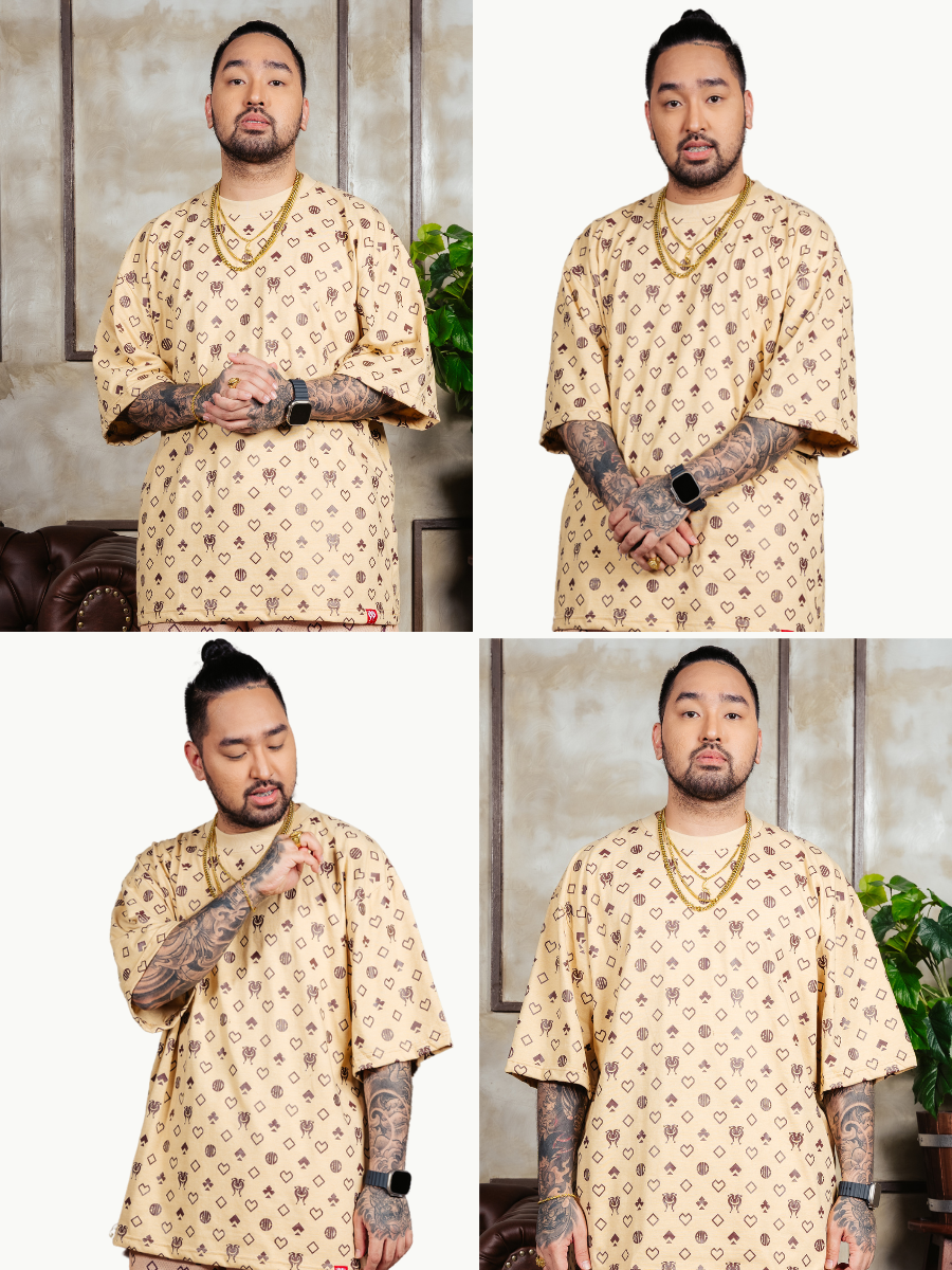 SYMBOLS SHIRT - BEIGE