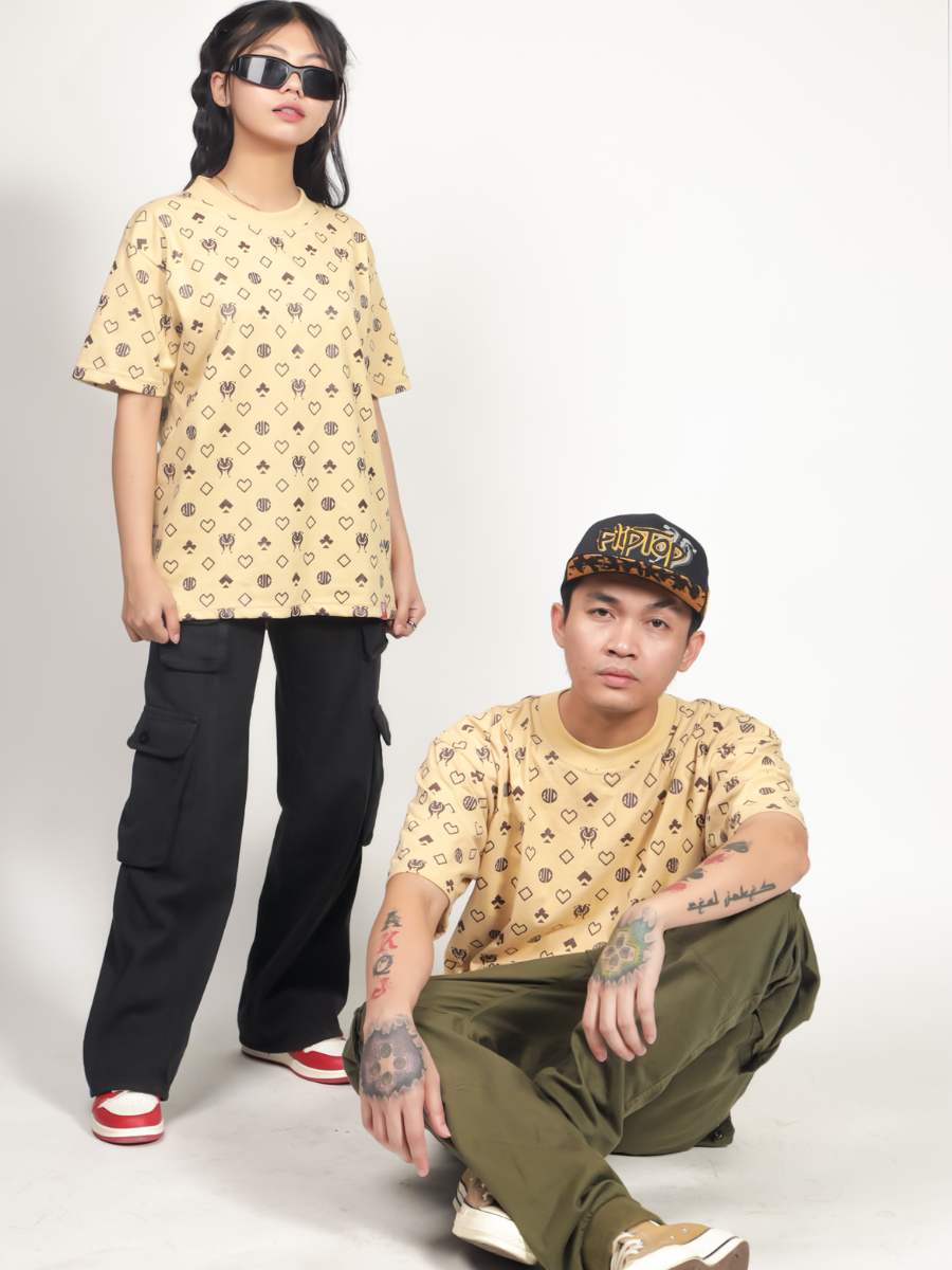 SYMBOLS SHIRT - BEIGE