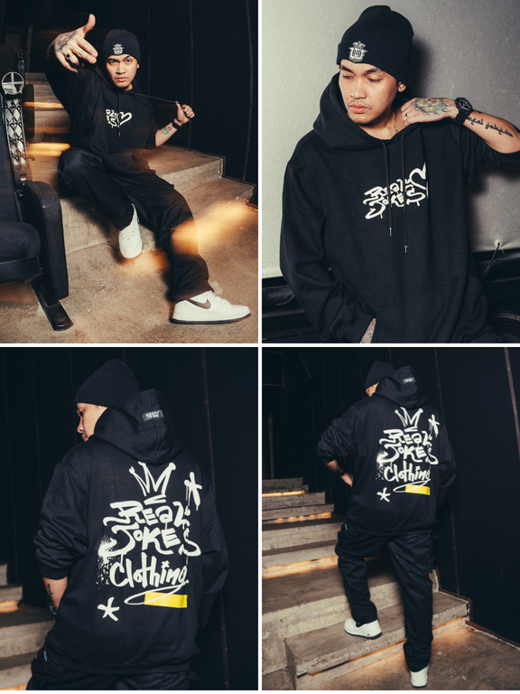 SPRITZ HOODIE - BLACK