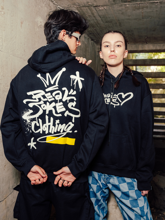 SPRITZ HOODIE - BLACK