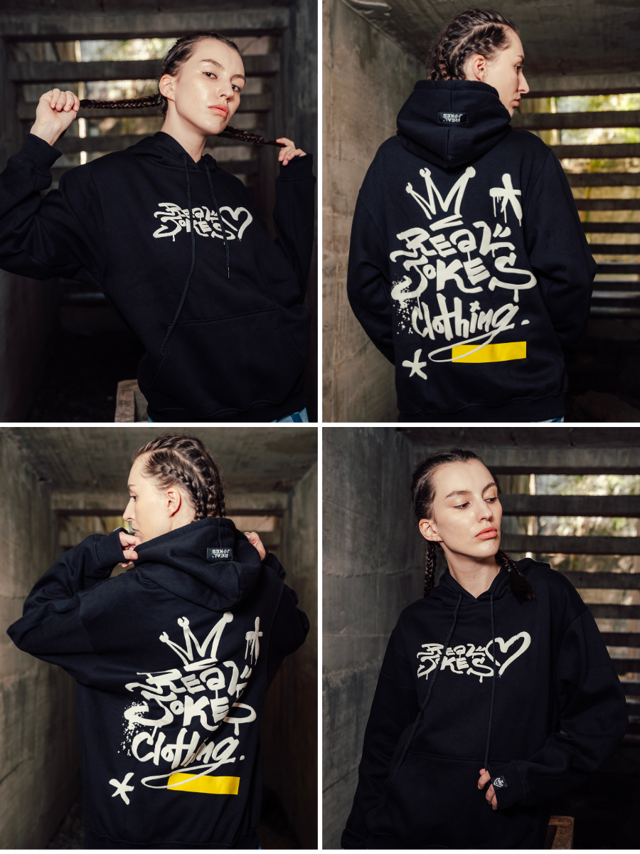 SPRITZ HOODIE - BLACK