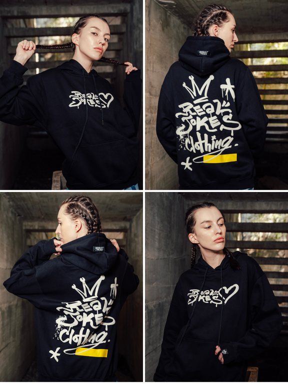 SPRITZ HOODIE - BLACK