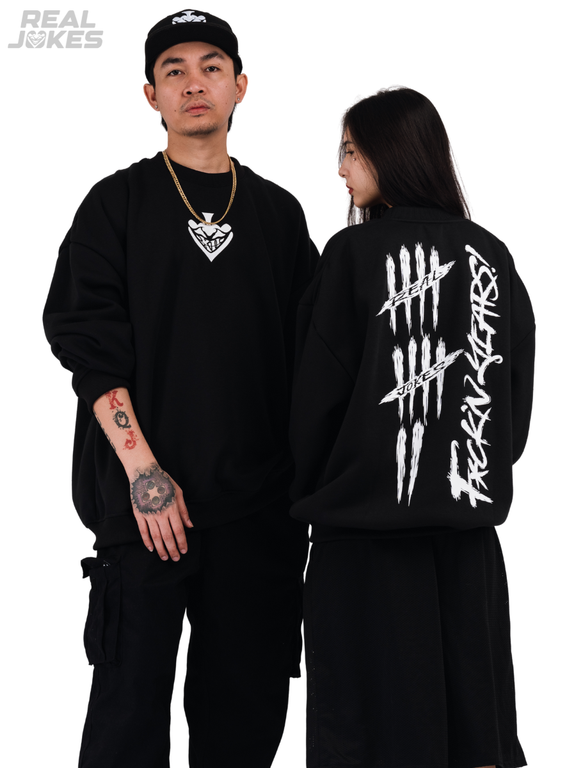 TALLY SWEATSHIRT - BLACK