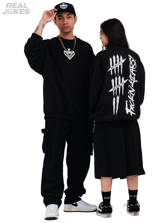 TALLY SWEATSHIRT - BLACK