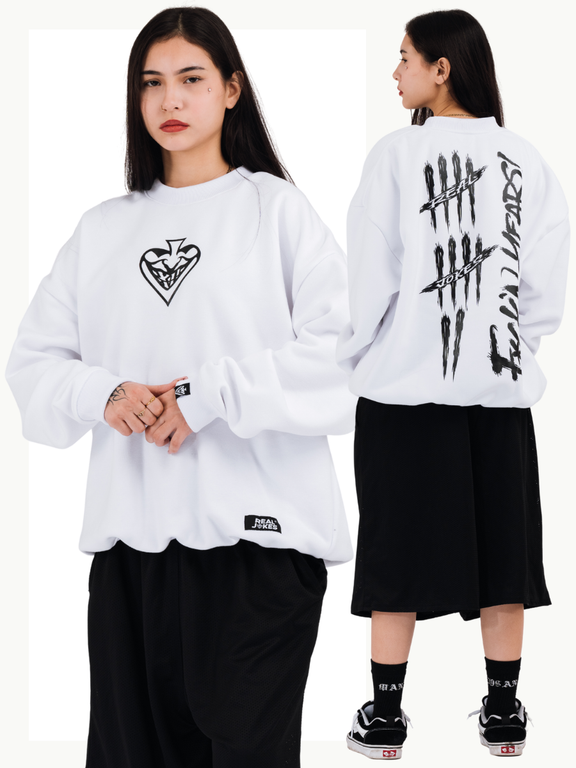 TALLY SWEATSHIRT - WHITE