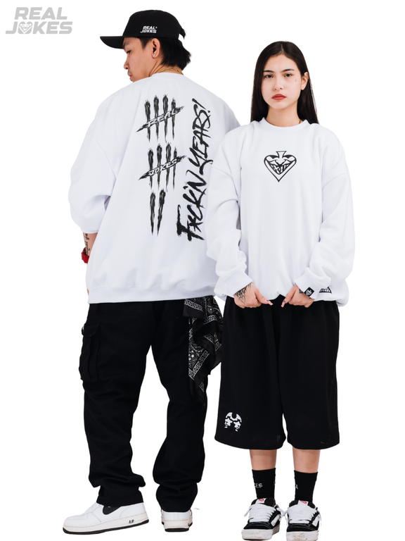 TALLY SWEATSHIRT - WHITE