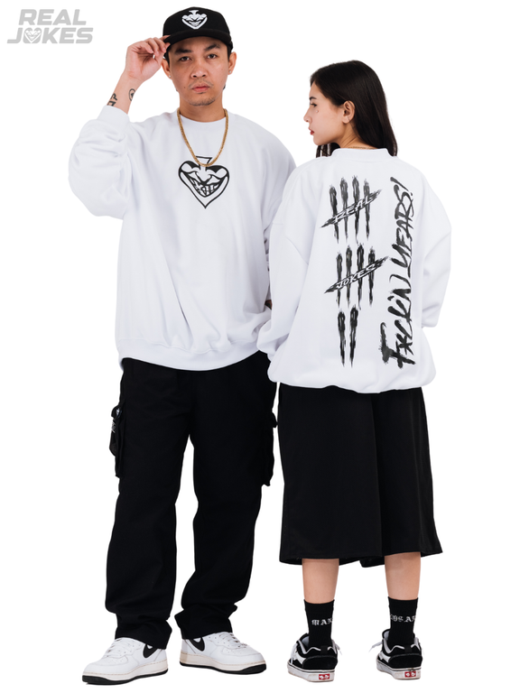 TALLY SWEATSHIRT - WHITE