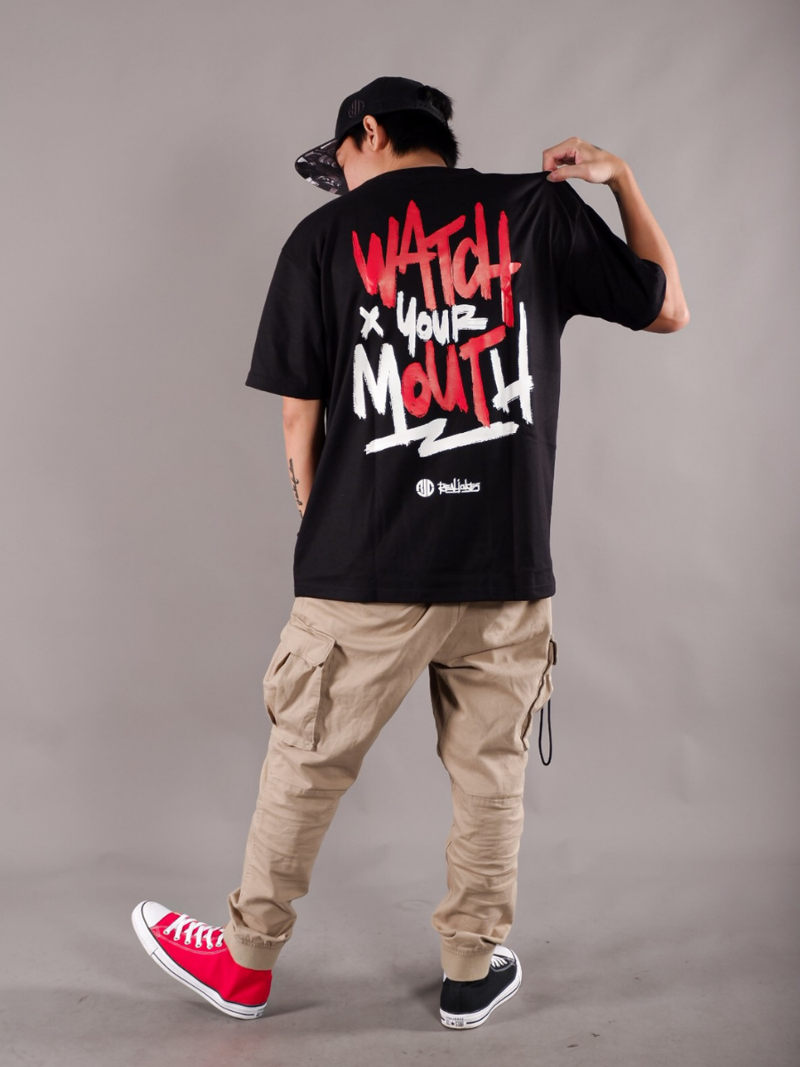 WYM (WATCH YOUR MOUTH) - BLACK