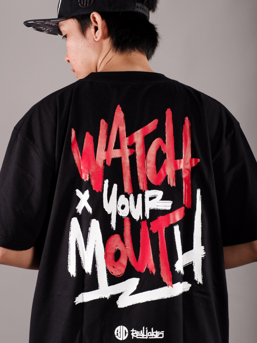 WYM (WATCH YOUR MOUTH) - BLACK